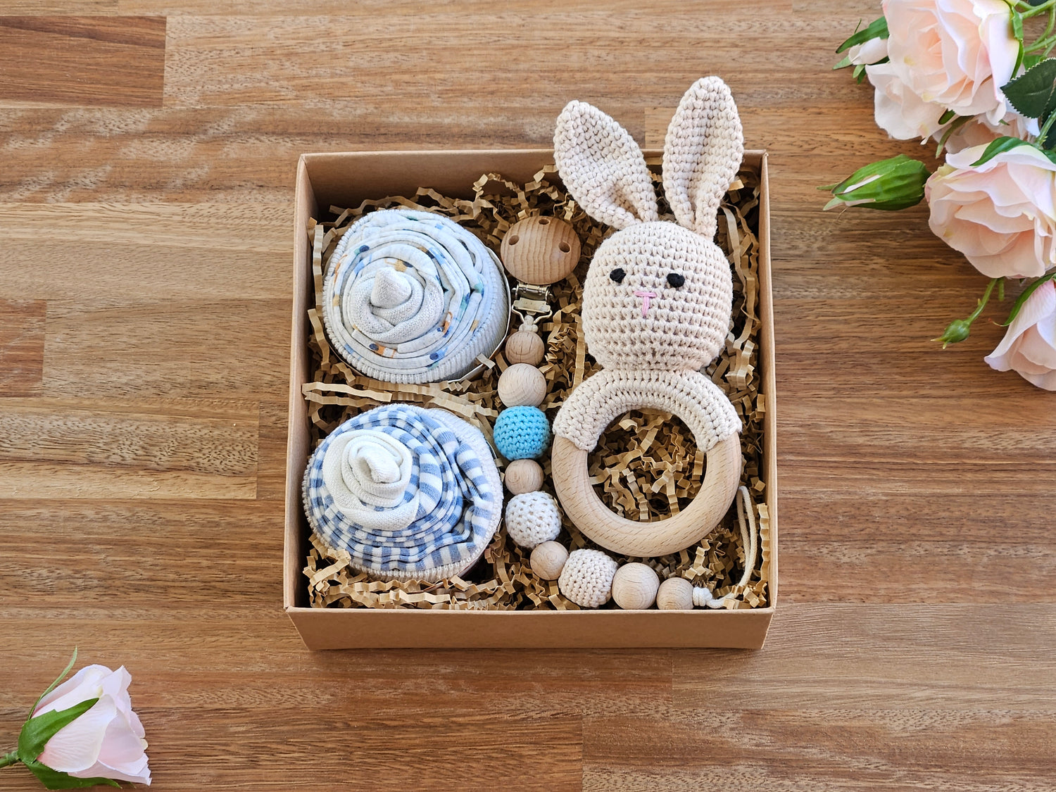 Bunny Rattle Cupcake Gift box