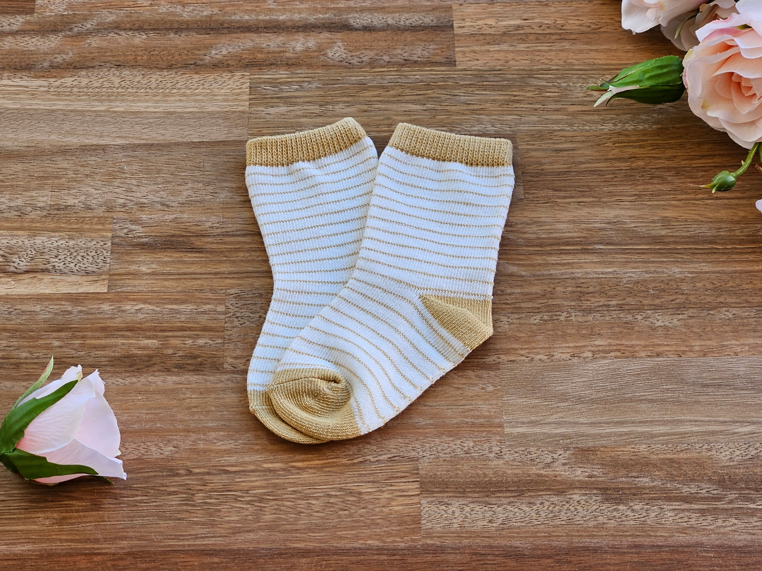 Brown stripped socks