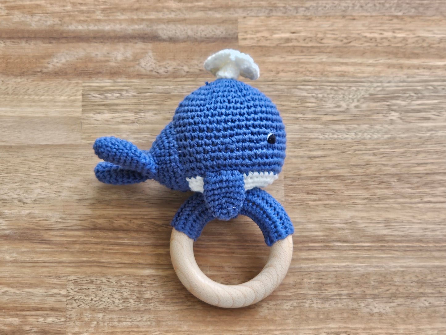 Baby Gift Box, Crochet Whale rattle