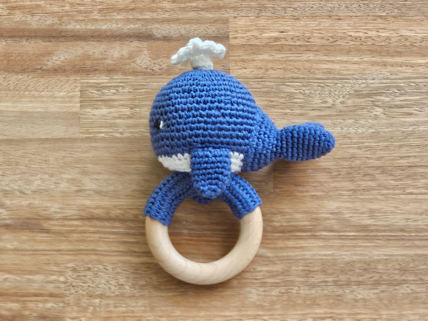 Baby Gift Box, Crochet Whale rattle