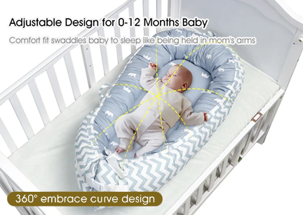 Portable Baby Nest Bed - Star