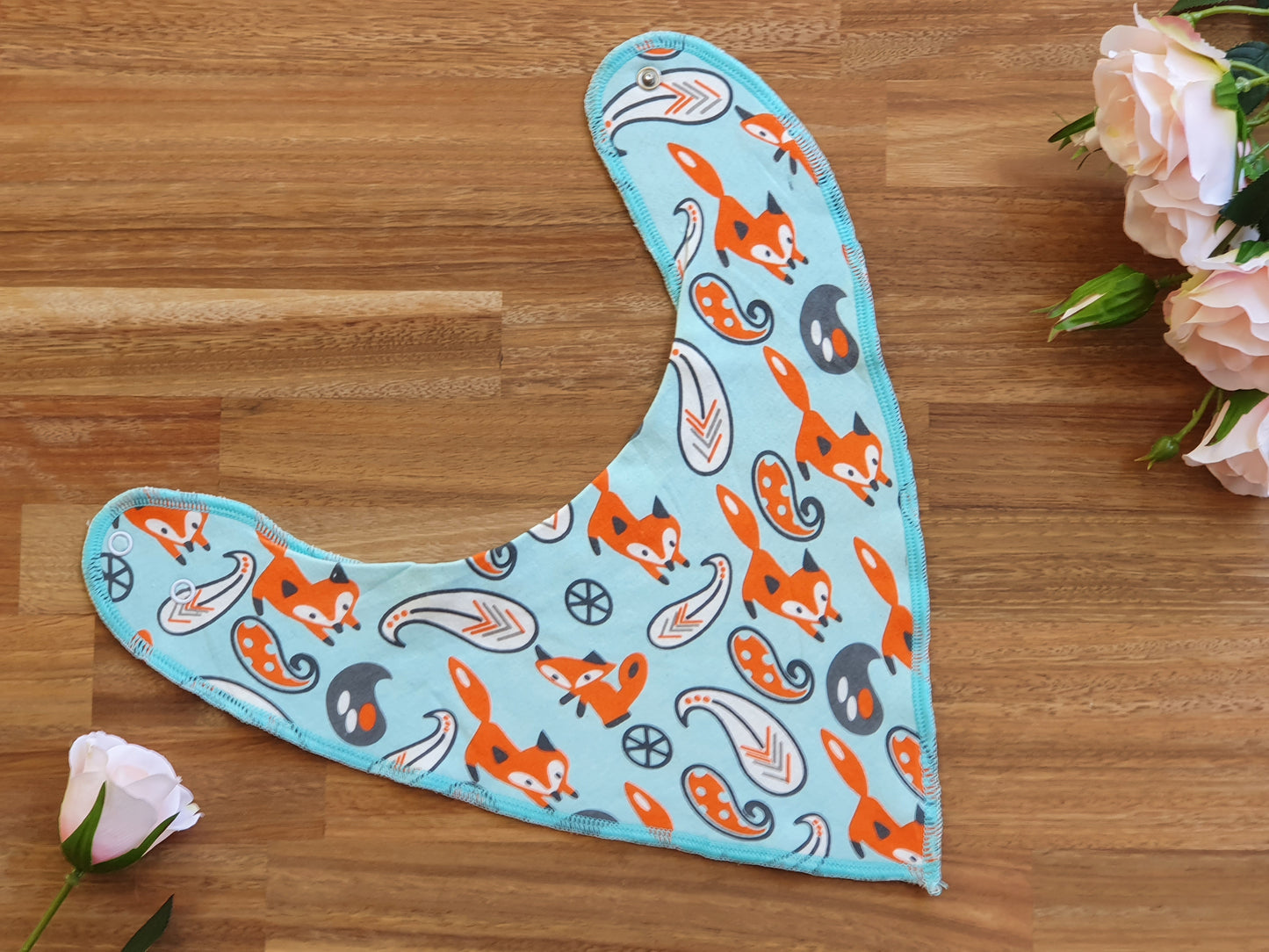 Fox bandana bib